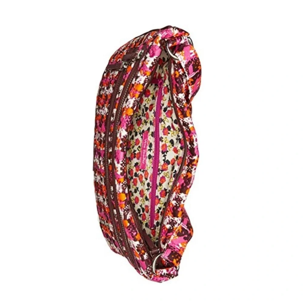 Vera Bradley iconic triple zip hipster